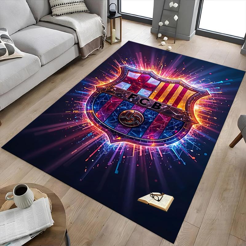 1 pezzo Tappeto FCB Antiscivolo Tappetino per Pavimento in Poliestere per Ufficio, Camera da Letto
