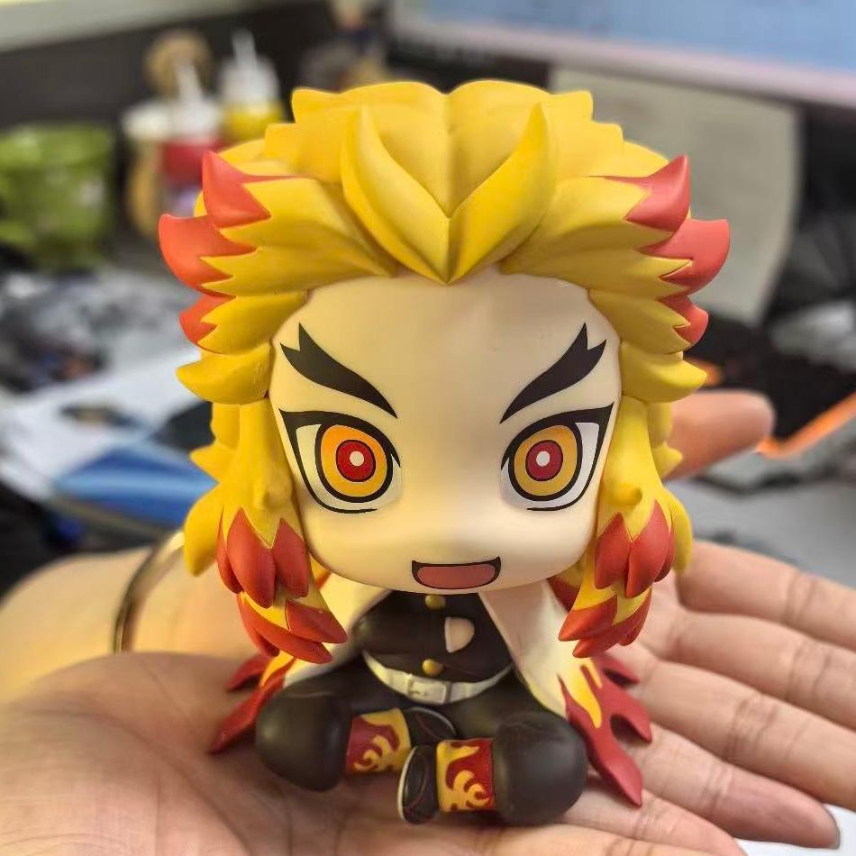 Anime Demon Slayer Kimetsu No Yaiba Figurine Tomioka Giyuu Kochou Shinobu Action Figures PVC Model Statue Collection Toys Gifts