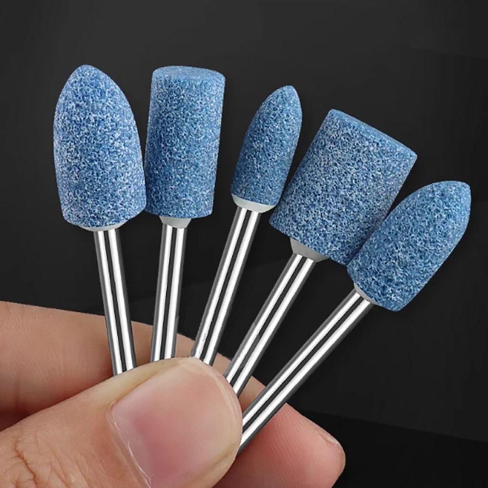 10Pcs Blue Grinding Stone Wheel Abrasive Mounted Stone Electric Drill Power Tools Accessories