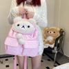 Rilakkuma Niedlicher Punktmuster Schülerrucksack Mit Geräumigem Hauptfach