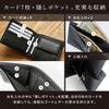 The ultimate simple goat leather bifold wallet for Large genuine coin large hidden Best value for [Threes] wallet. Ultra-lightweight men. capacity,