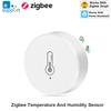 Haozee Ewelink Zigbee 3.0 Temperature And Humidity Sensor Remote Monitor Battery Powered Work With Alexa Google Home