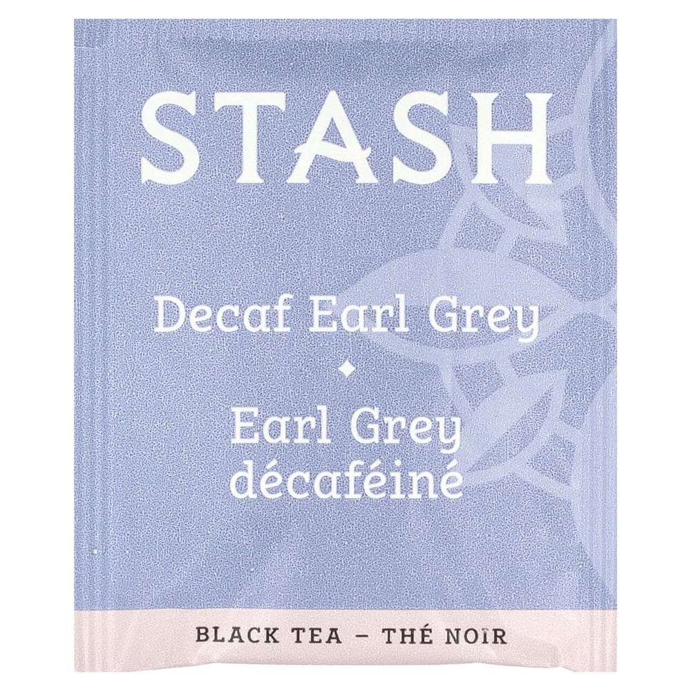 Stash Tea Tè Nero Earl Grey Decaffeinato, 18 Bustine da Tè, 33g (1,1 once)