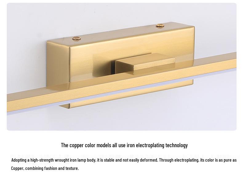 LED Bathroom Mirror & Bedside Lamp - Rotatable Mirror Lighting for Makeup & Art