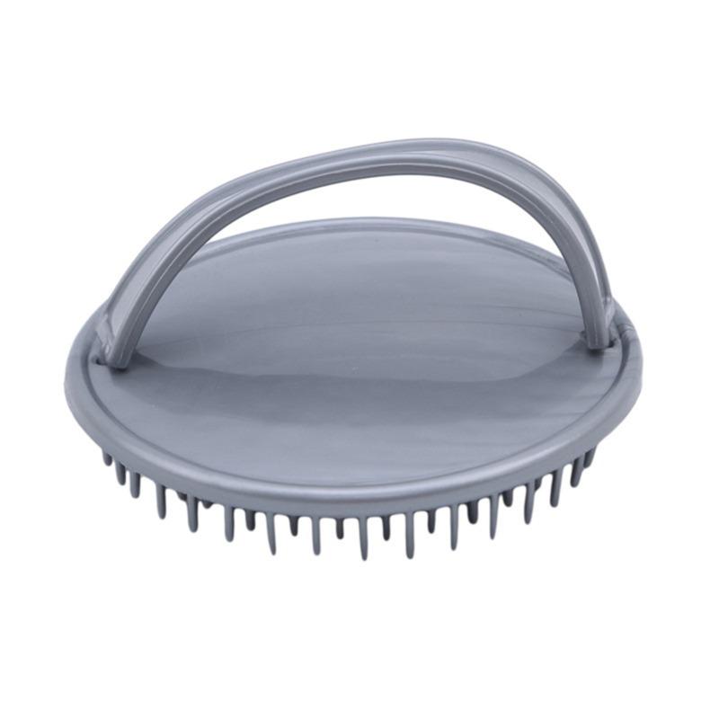 

Щетка для шампуня для волос, расческа для массажа кожи головы, противоскользящая расческа для волос, массажная расческа для ванны и кожи головы One Size серый