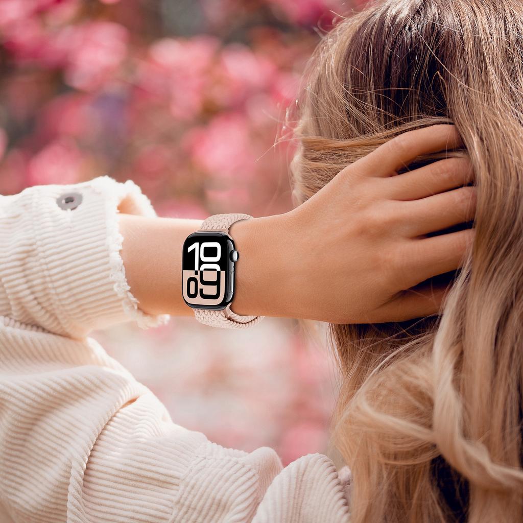 Watch Band For Apple Watch Series 10 9 8 7 SE 6 5 4 3 2 1 42mm 41mm 40mm 38mm , Magnetic Clasp Nylon Adjustable Strap