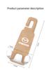 Suede Double Hook Rear Seat Backrest Hook Car Interior Organizer Accessories For Mazda 3 6 CX5 2 CX3 CX9 MX5 RX8 Axela FF20