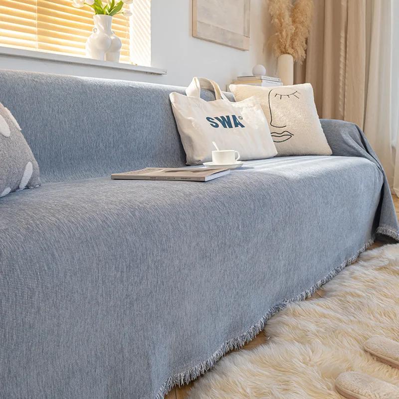 Blanket for Live Room Couch Cover Armchair Warm Soft Sofa Cover Slipcover Fleece Sofa Towel