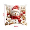 45x45cm Christmas Pillow Covers Washable Holiday Cushion Case  For Friends