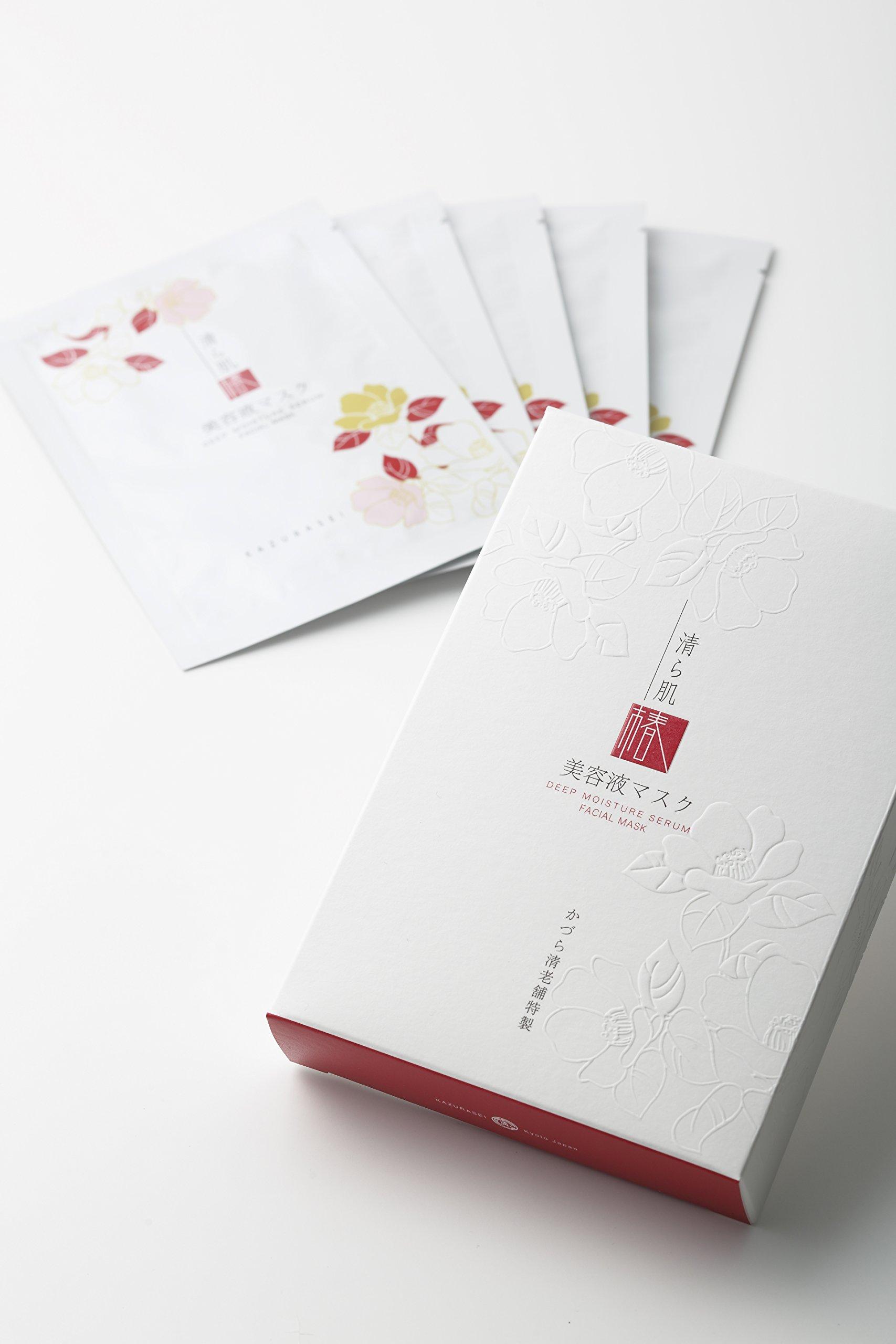 

Kyoto Gion Kazura a предлагает маски-сыворотки для чистой кожи Sei, компания с давней историей, (5 масок)