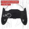 Přenosný mobilní herní gamepad joystick ovladač s plastovým držákem pro míření a střelbu herní rukojeť držák telefonu