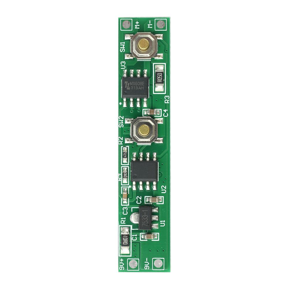 

DC 9V Miniature Motor Drive Forwards and Reverse Controller Module Momentary Switch Board for DIY Electric Screwdriver
