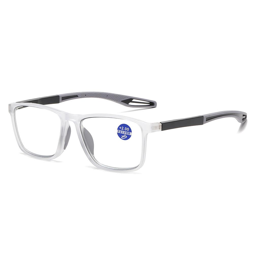 Sports Anti-Skid Reading Glasses Anti-Blue High Definition Flat Glasses Spring Foot Reading Glasses