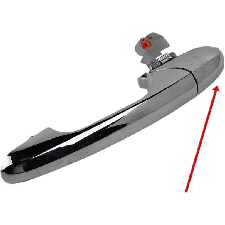 735592026 735592012 Left Right Car Outer Door Handle Compatible For Fiat/500 2007-2020 Compatible For Alfa Romeo/147 2000-2010(A Pair)