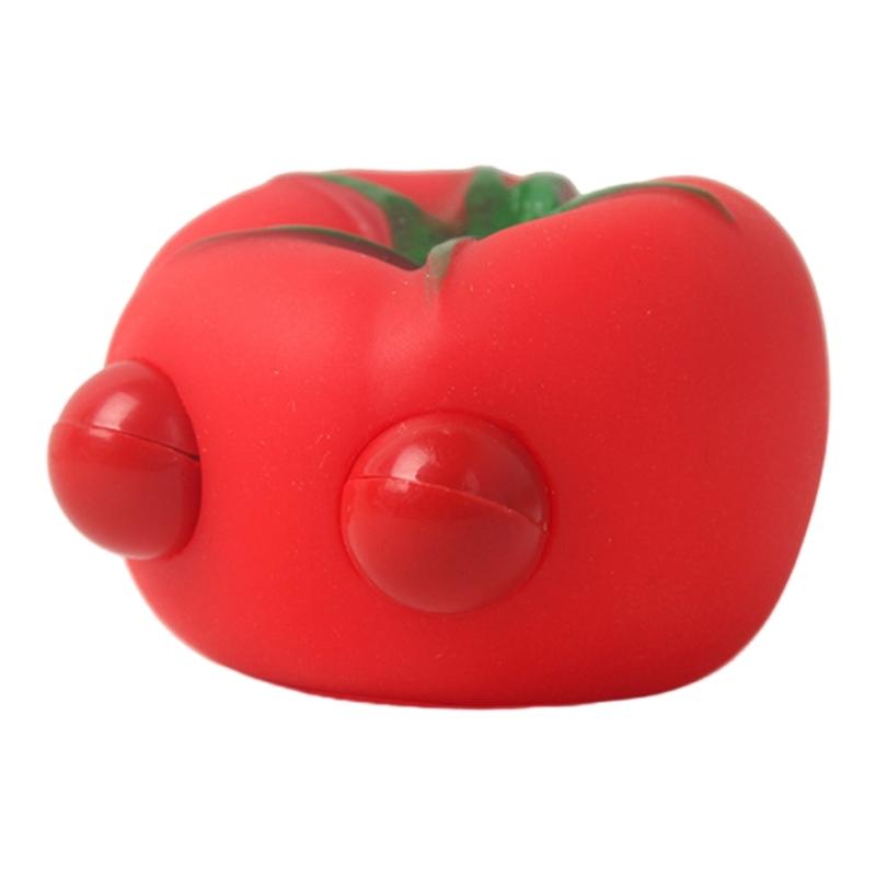 AntiStress Squeeze Toy with Eye Popping Design Sensory Squeezable Vegetable Toy for Child and Adult Tension Eliminating