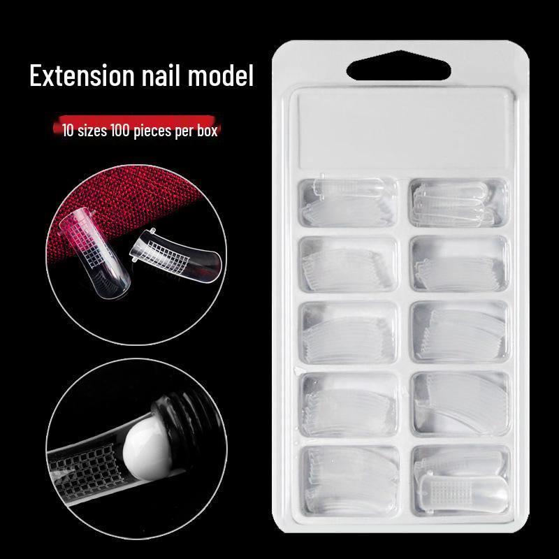 

Nail Art Paperless Crystal Extension Gel Forms - 100-Count Box