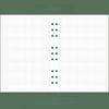 B5 Loose Leaf 9 Holes Notebook Refill Spiral Binder Inner Page Weekly Monthly To Do Line Dot Grid Inside Paper Stationery