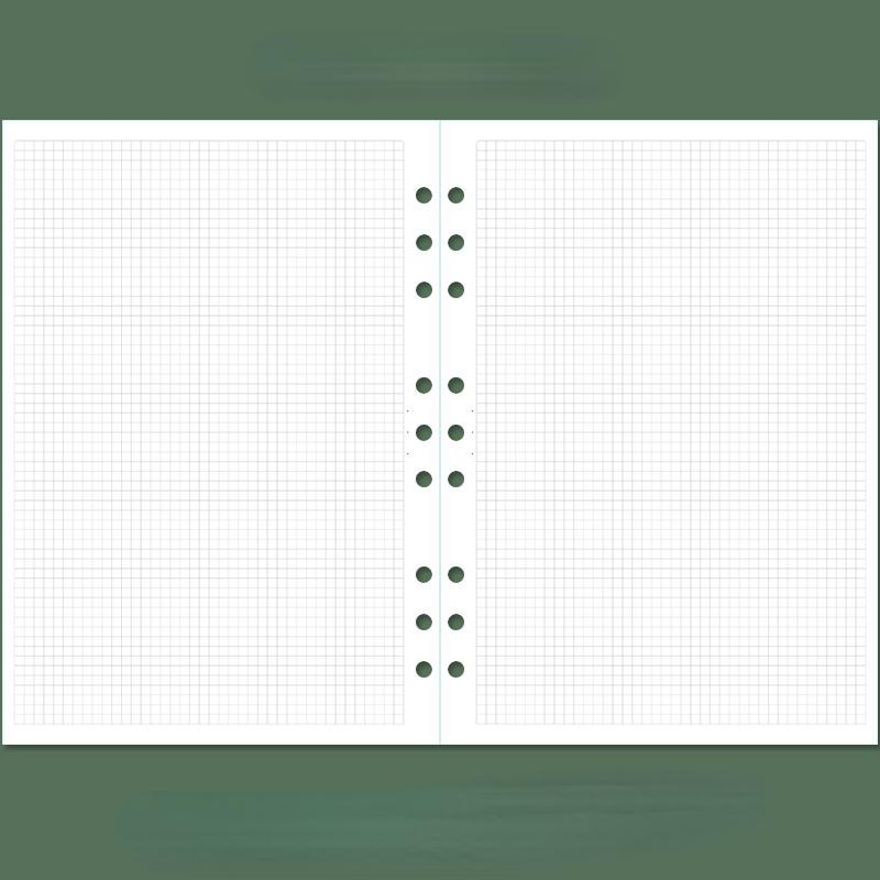 B5 Loose Leaf 9 Holes Notebook Refill Spiral Binder Inner Page Weekly Monthly To Do Line Dot Grid Inside Paper Stationery