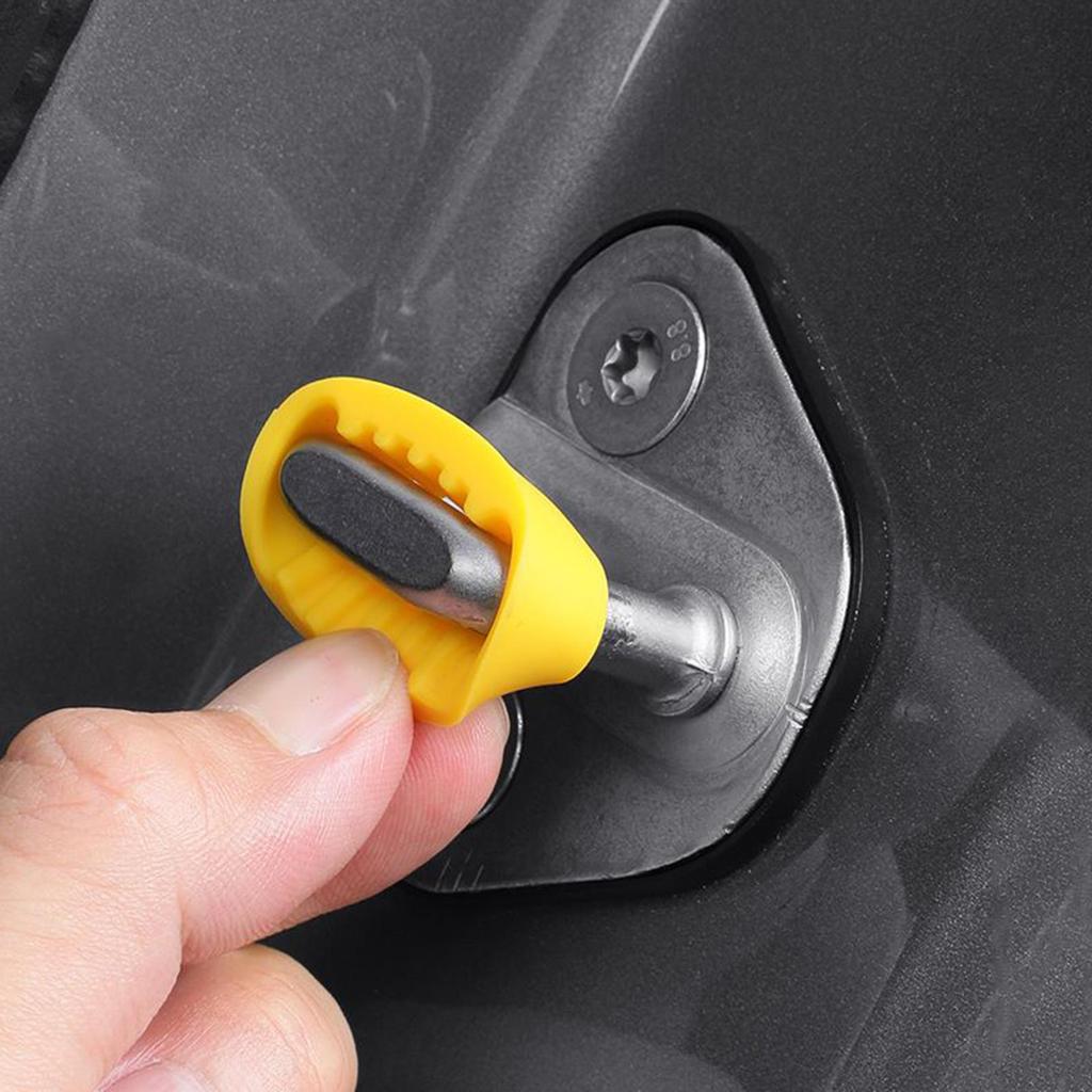 Silicone Car Door Shock Absorber Pads Elastic Damper Cushion Protection for Quiet Closing cushioning Vehicle Door Edge Paint