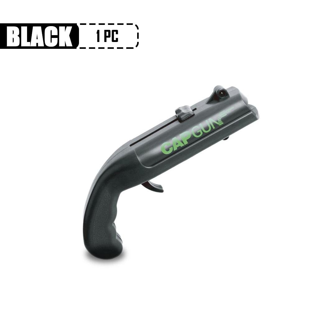 

Портативный пистолет с кепкой, креативная летающая кепка, пусковая установка для бутылок, открывалка для пива, барный инструмент, инструмент для открытия напитков, пистолет в форме крышек для бутылок, шутер