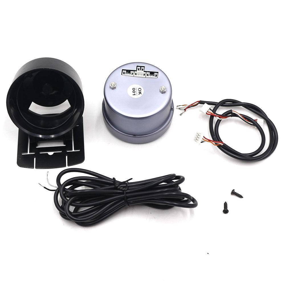 2.5" 60mm Step Motor Dual Color LED Car Air /Fuel Ratio Gauge Monitor W/ Holder