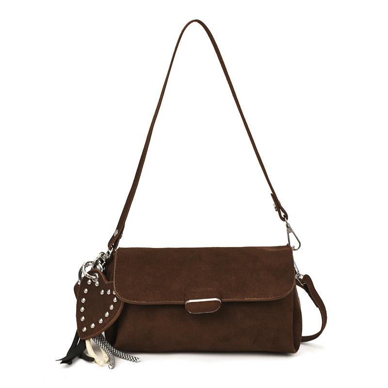 

New Women s Frosted Underarm Bag 2025 – Versatile Retro Square Crossbody for Commute