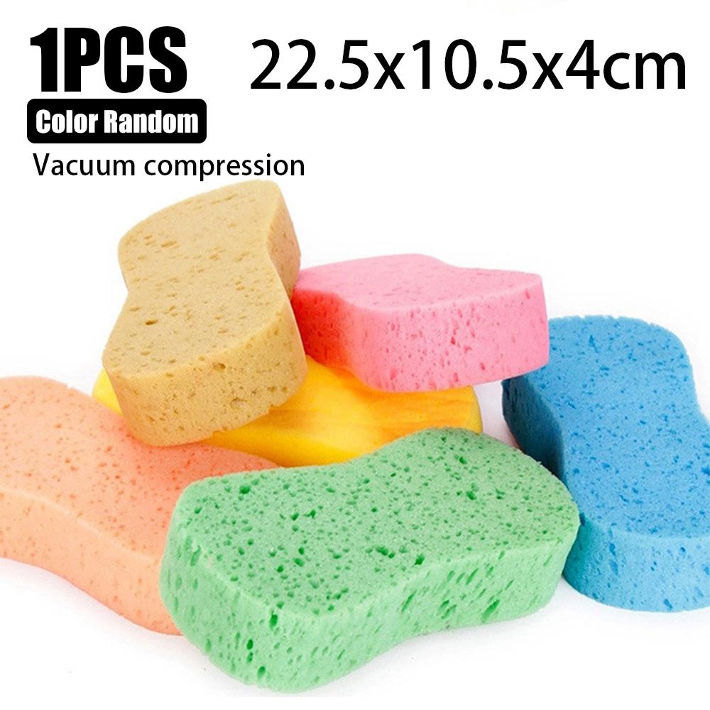 Car Wash Sponges Block Three Layer Large Wave Car Washing Sponge Wipe High Density Honeycomb Sponge Universal Car Cleaning Tool