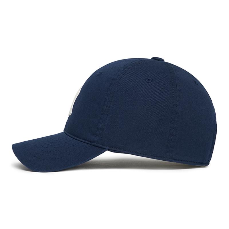 MLB Cotton Baseball Caps Unisex Navy Blue Fashion 3ACP6601N-50NYS