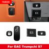 For GAC Trumpchi S7 2025 2026 Front Hood Fuel Tank Switch Glove Box Button Epoxy Protective Stickers Accessories