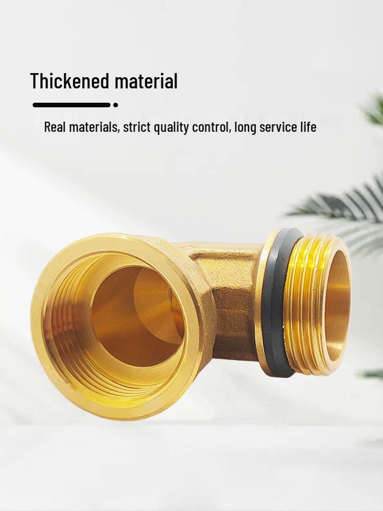 Copper Union with Inner/Outer Threads, Double Inner Thread Water Heater Connector Tee/Elbow Nipple, 46mm & 1" Thread, Different Diameters.