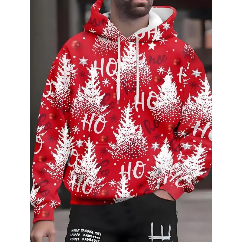 2026 Weihnachts-Hoodies Weihnachtsmann 3D-Druck Herren Damen Hoodie Sweatshirts Lässig Unisex Kapuzenpullover Oberteile Kleidung Mann Pullover