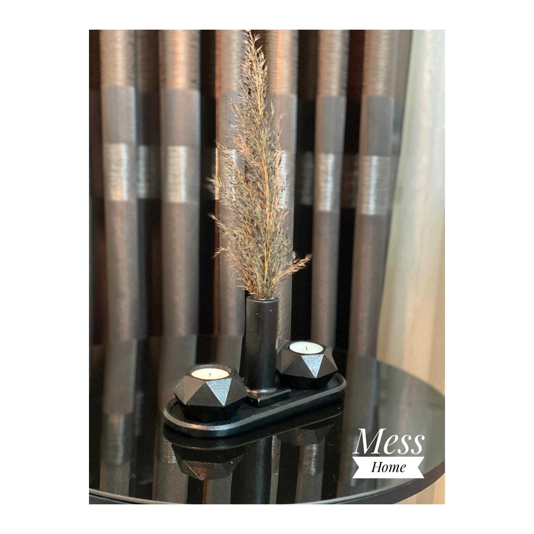 

FLQUE Plate Mini Vase Подсвечник Черный