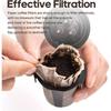 Coffee filter paper  100 pieces  coffee filter paper in paper cup shape  coffee K cup filter paper