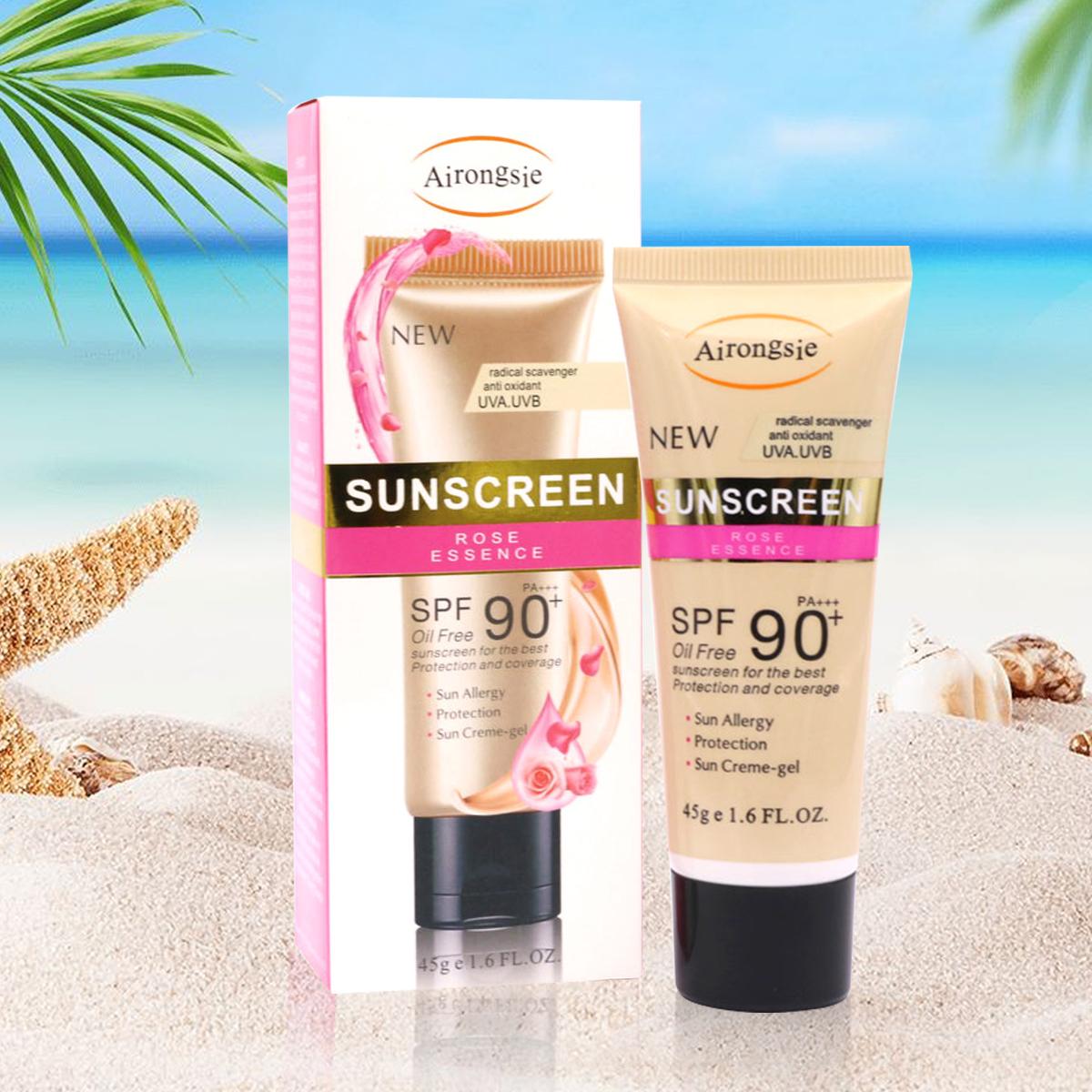 

SPF90+ солнцезащитный крем для лица, защитный крем от солнца, отбеливающий кожу, корейский увлажняющий защитный крем для ухода за телом, солнцезащитный крем SPF90+