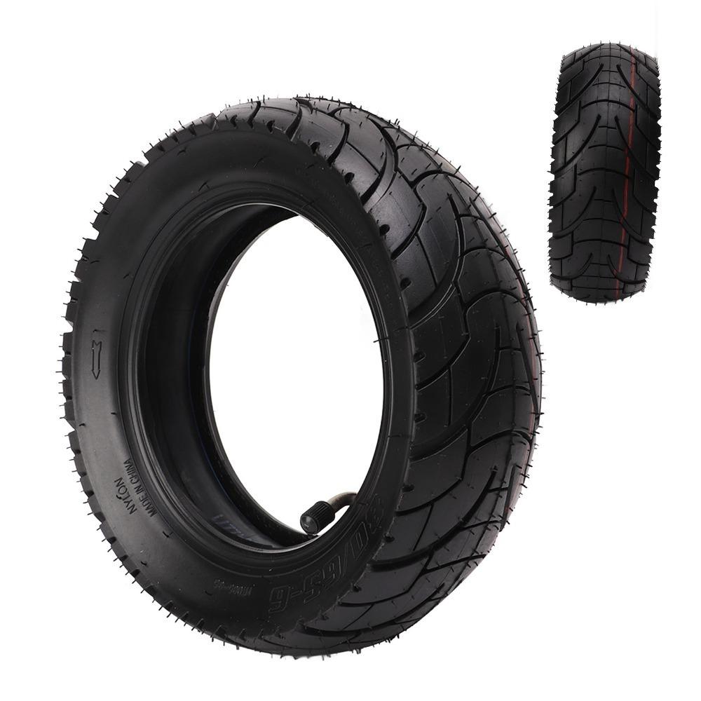 

Anti Skid Outer Tire Set Shock Absorption 10 Inch Tire Durable Rubber Tire for Kugoo M4 Offroad Use чёрный
