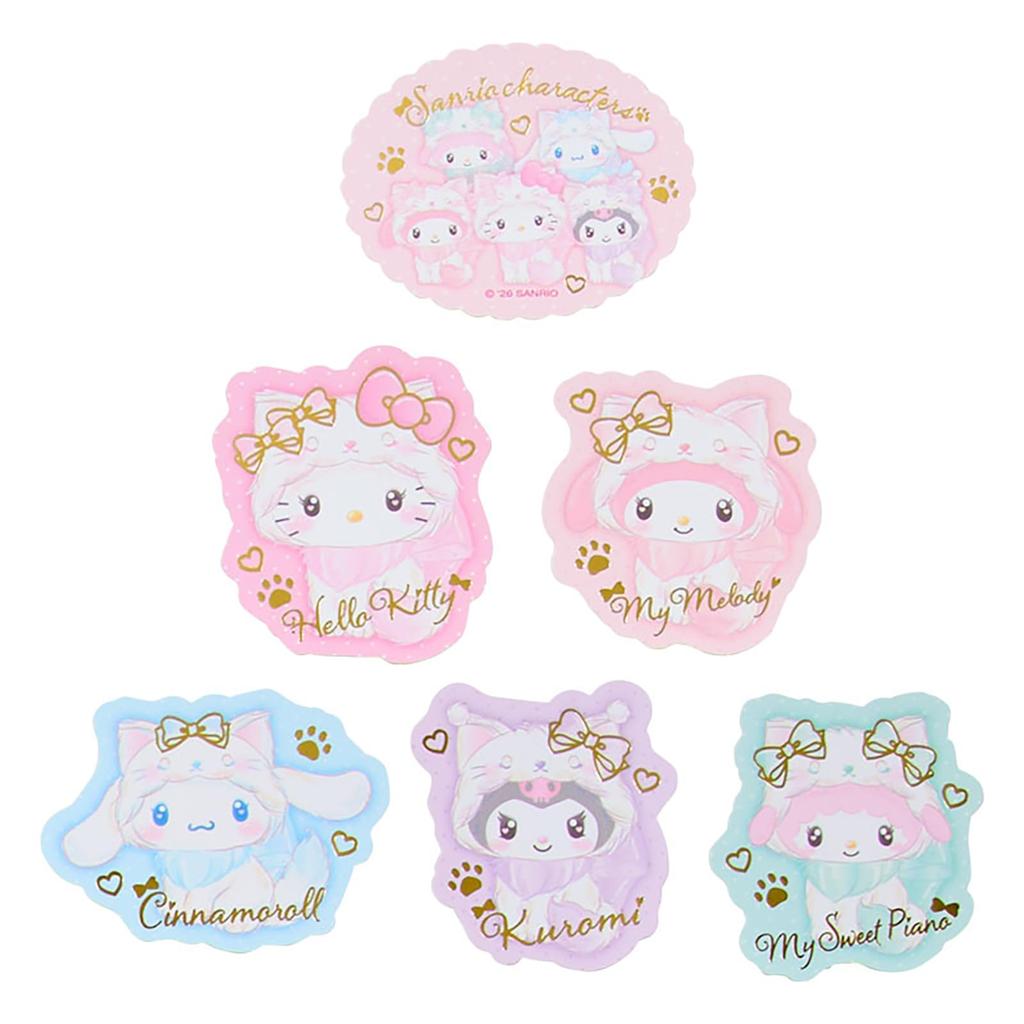 Sanrio Sticker Set Sanrio Ages 3 and 685992 (Milky Kitten) Characters, Up,