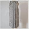 Order Two Size Up,Sleeveless Winter Jacket Women Midi Coats Down Vest Keep Warm Elegant Black Hooded Street Hipster Lady Cotton Overcoat
