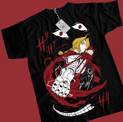 Koszulka Fullmetal Alchemist FMA Brotherhood Edward Elric Alphonse Elric