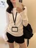Women's Slim Fit Long Sleeve Purple T-Shirt for Spring/Autumn