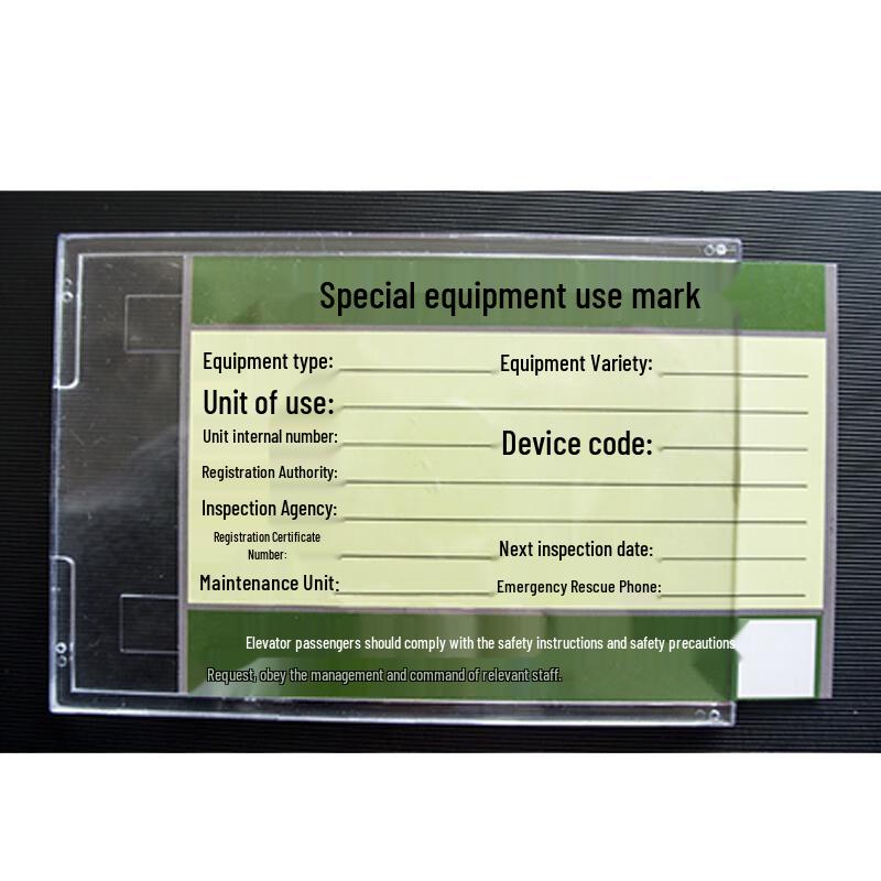 Ansell Special Equipment Tag Holders