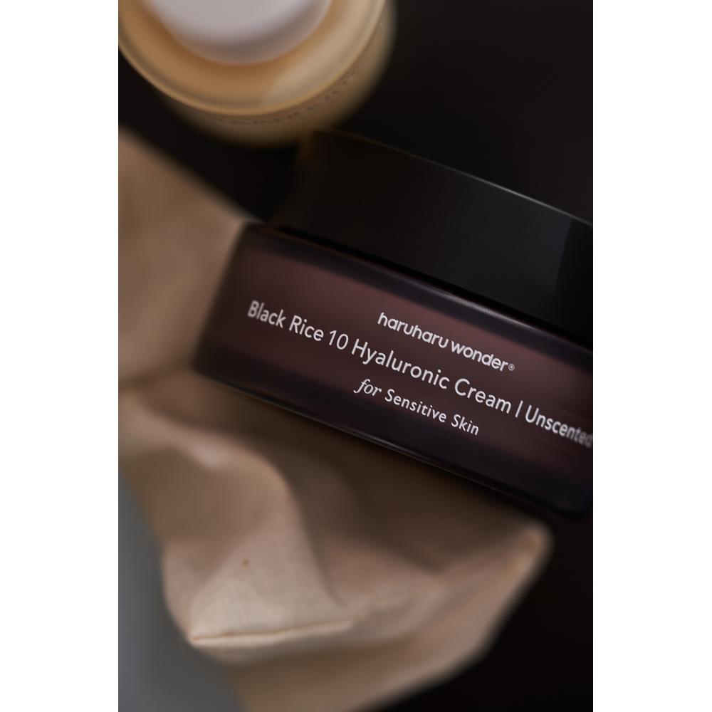 HARUHARU WONDER Black Rice 10 Hyaluronic Cream Unscented 50ml - Moist Hydrate Boost, Korean