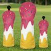 Stylish Golf Club Headcover Long-Lasting PU Safeguarding