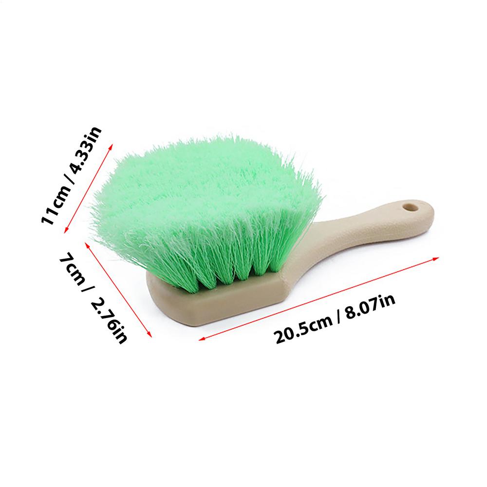 

Tire Brush Non-Slip Portable Deep Cleaning Scrubber Car Tire Cleaning Brush Wheel Cleaner For Auto Truck SUV Sedan Van Vehicle зелёный