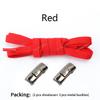 New Press Lock Shoelaces Without ties 8MM Width Flat Elastic Laces Sneakers Kids Adult No Tie Shoe laces for Shoes Accessories