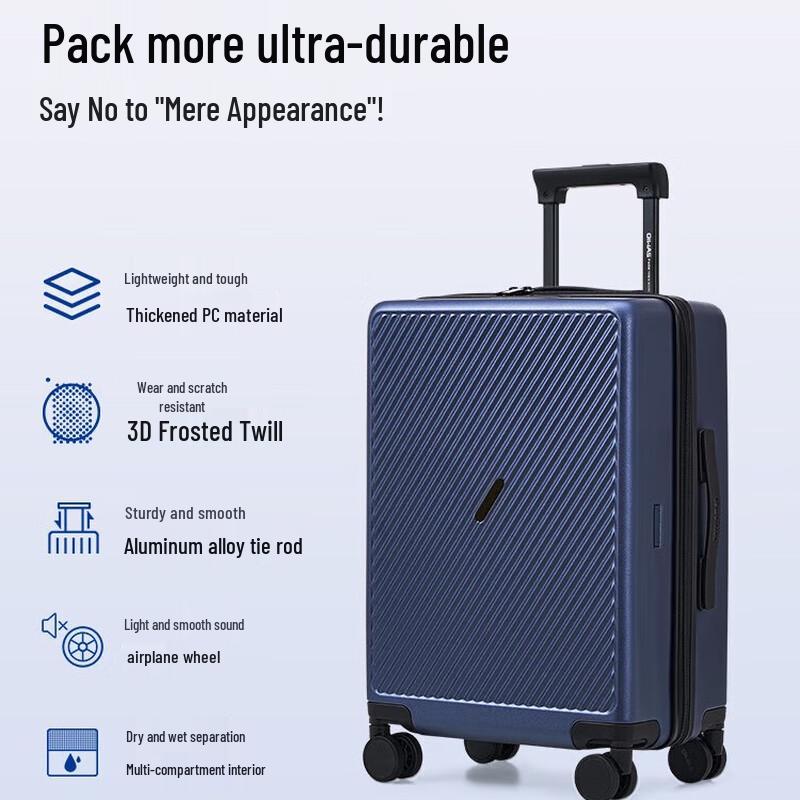 OIWAS 20-inch Hardshell Carry-On Spinner Luggage with TSA Lock