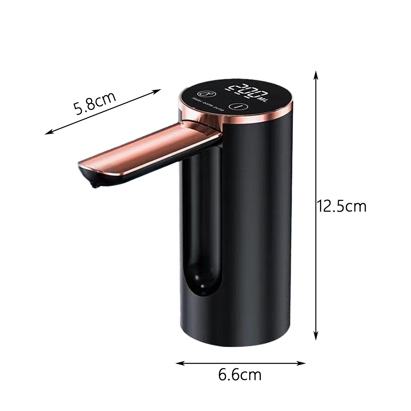 

Умный электрический дозатор воды, складной, автоматический, бочковой, устройство для всасывания воды, портативный водяной насос, автоматический переключатель, питьевая вода для дома чёрный