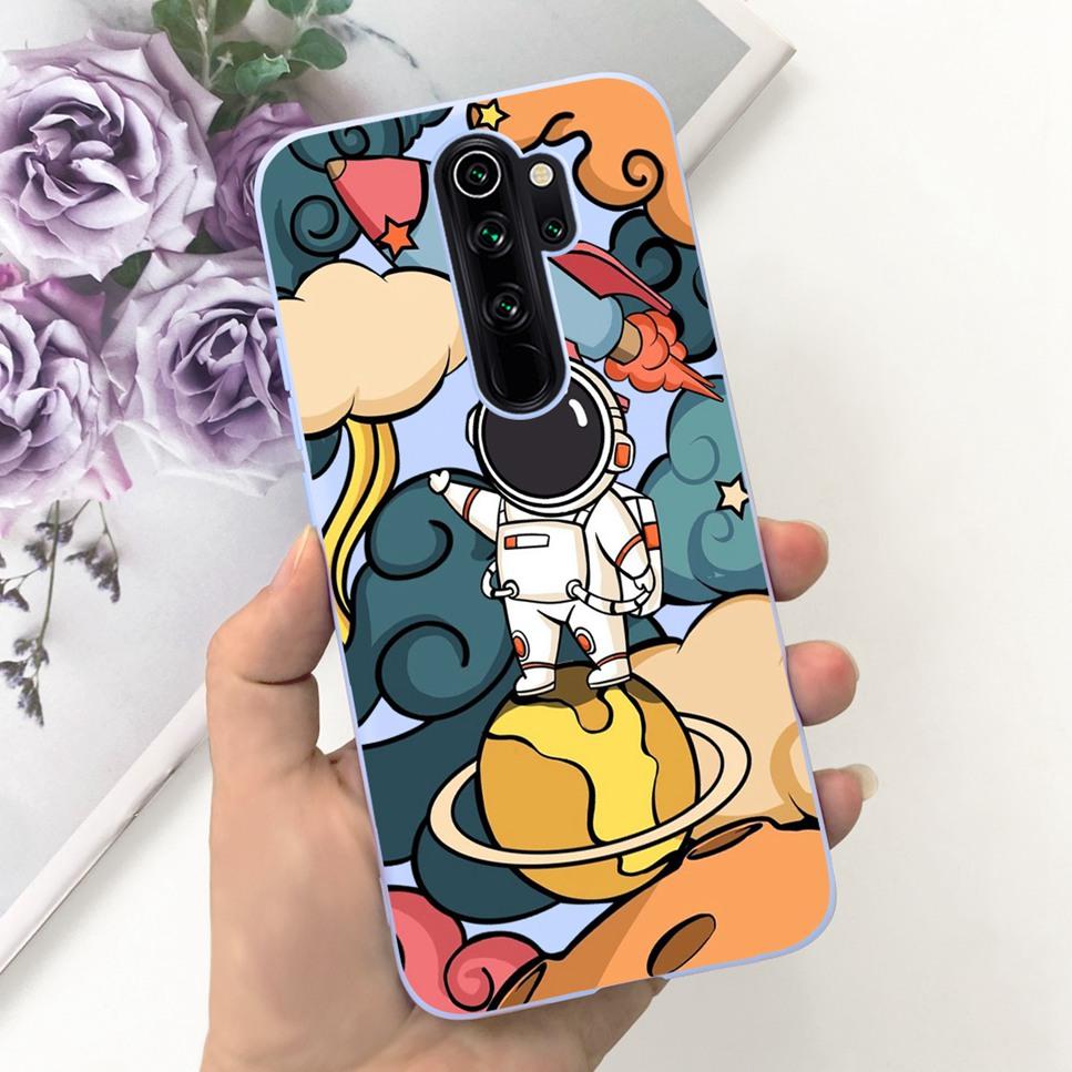 Neu Für Xiaomi Redmi Note 8 Pro 6,53" Hülle Niedliche Cartoon Weiche Silikon Rückseite Für Redmi Note 8Pro 8 pro Handy Schutzhülle