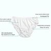 Sterile Einweg-Umstandsunterwäsche aus reiner Baumwolle – Boxershorts und Sicherheitshosen für Damen