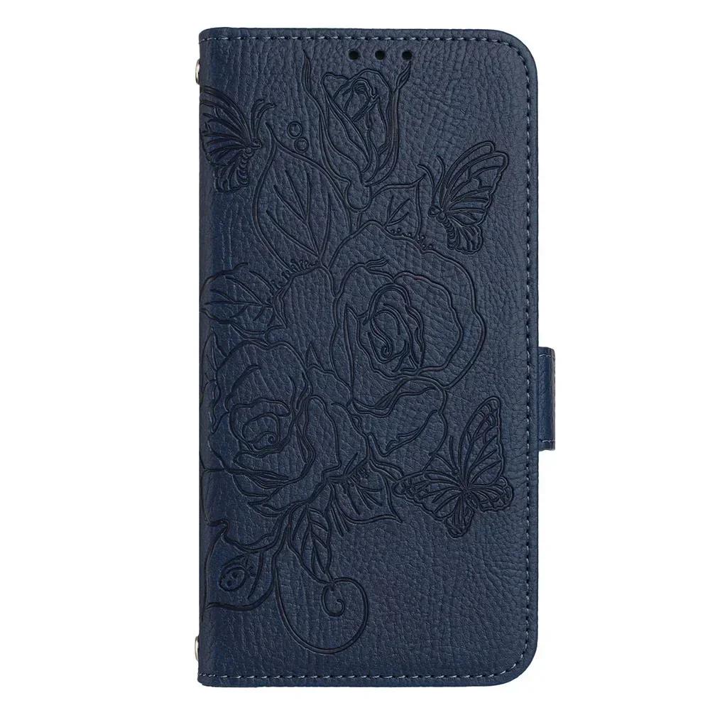 RFID Shielding Wallet Case For ZTE RedMagic10 Air Blade V70 V60 Vita Z60 Ultra A35 A35E A53 Pro A73 A75 Axon 60 Lite Phone Cover