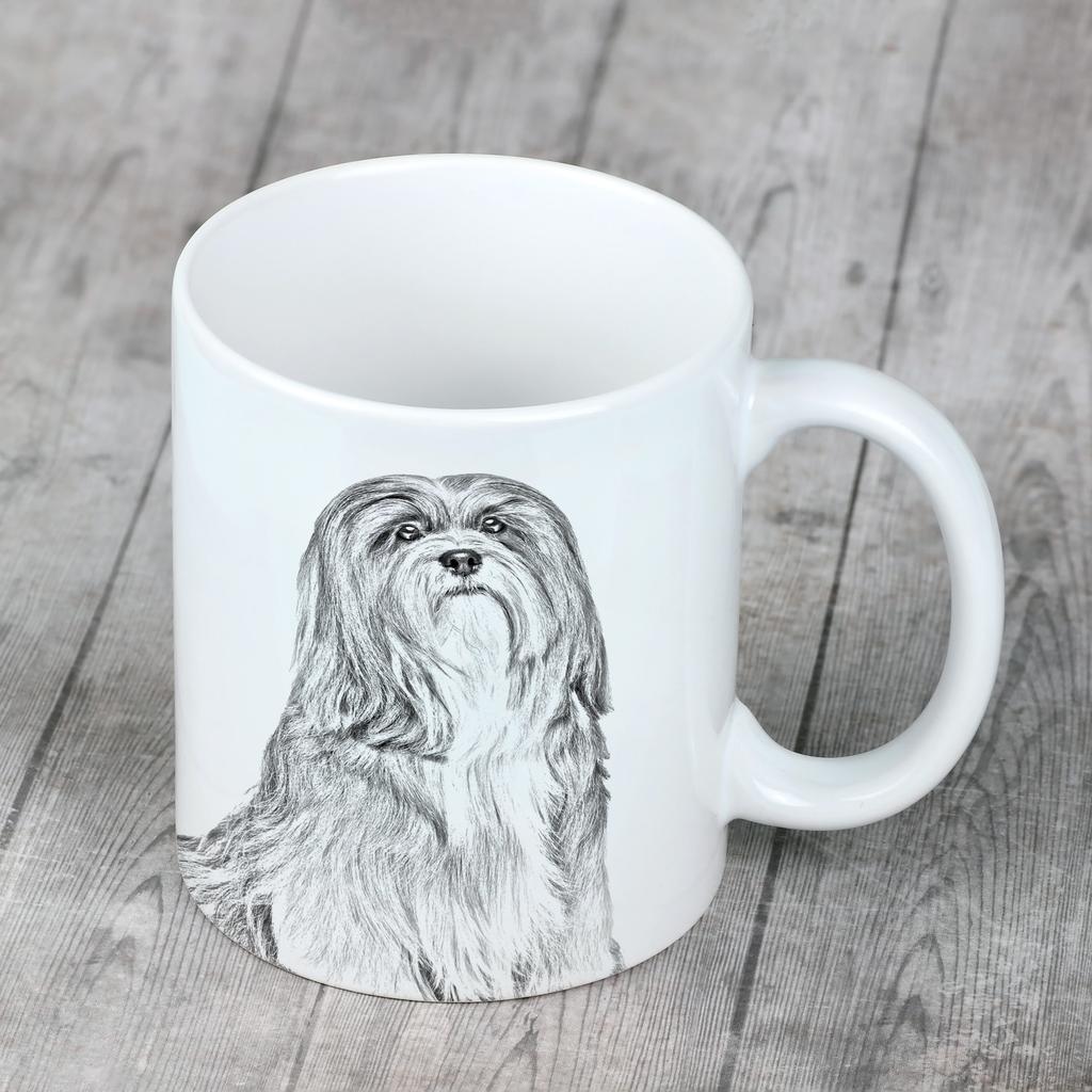 Lhasa Apso - cup with a dog, cup with a photo, personalized gift from the Art-Dog brand